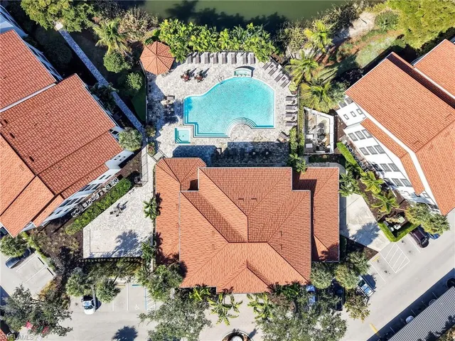 an outdoor view with patio