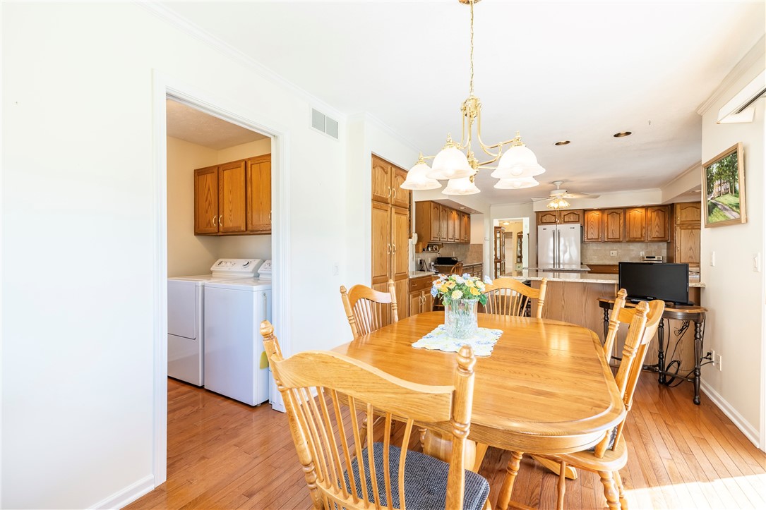 85 Sotheby Drive Greece, NY 14626 - Photo 24 of 50 DINING AREA WITH ADJACENT 1ST FLOOR LAUNDRY