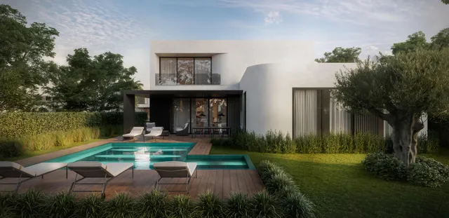 a view of a house with garden