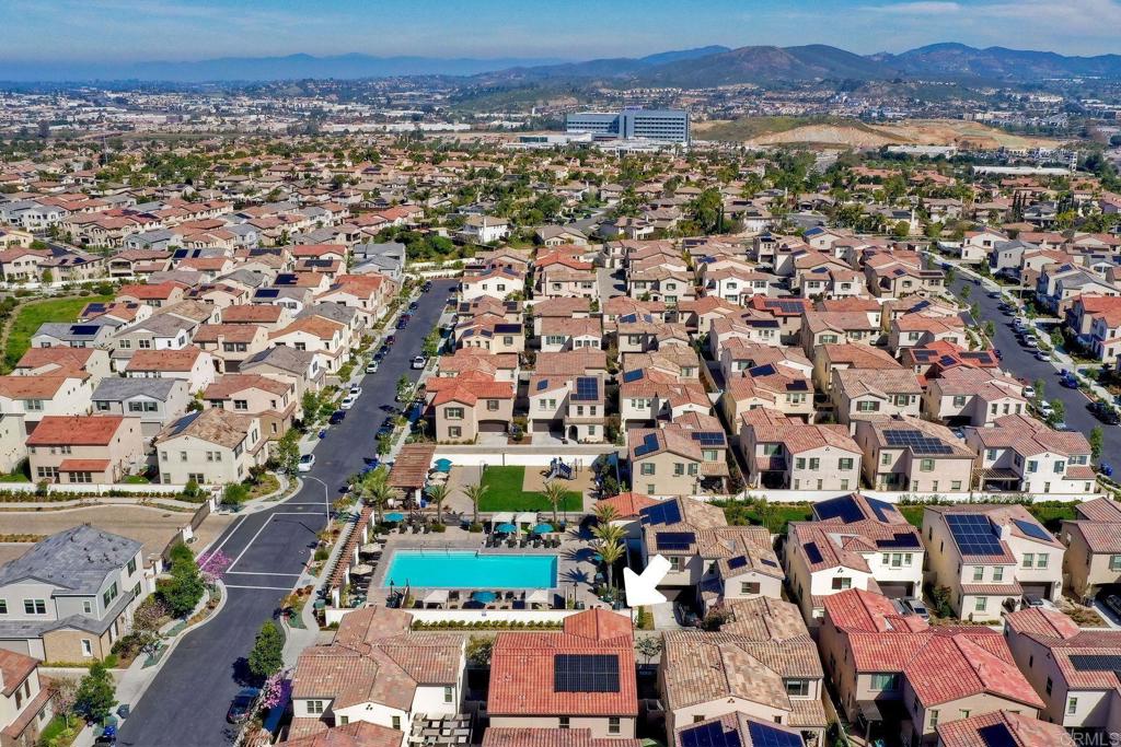 663 Gemstone Drive San Marcos, CA 92078 - Photo 37 of 38 an aerial view of a city with lots of residential buildings