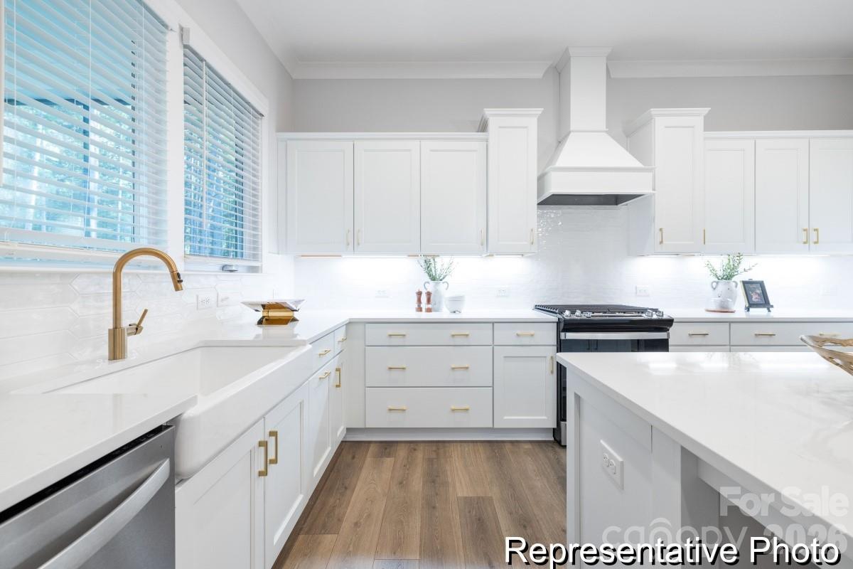 106 West Rice Planters Way, Unit 8P Statesville, NC 28625 - Photo 4 of 35 a kitchen with sink a stove and cabinets