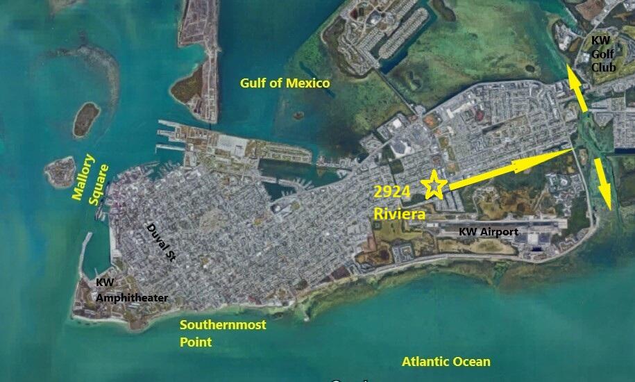 2924 Riviera Drive Key West, FL 33040 - Photo 56 of 56 2924 Riviera Boating Routes