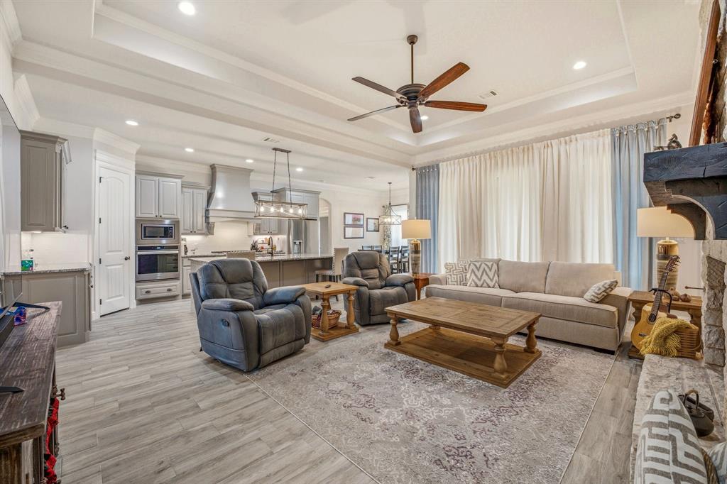 3024 Reed Court Granbury, TX 76048 - Photo 8 of 40 a living room with furniture and a large window