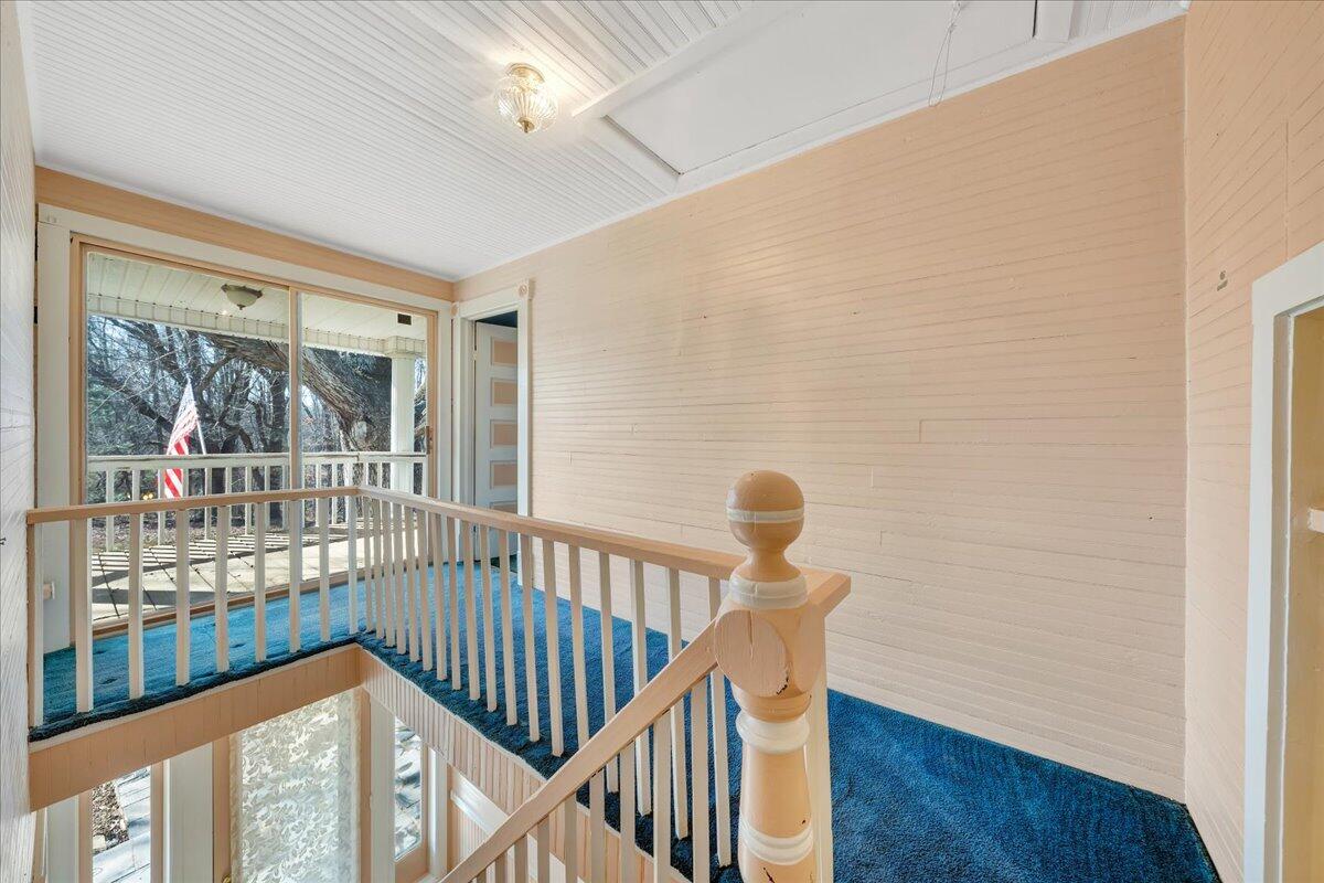 1391 Deep Woods Road Hardy, VA 24101 - Photo 40 of 43 a view of staircase with railing and white walls