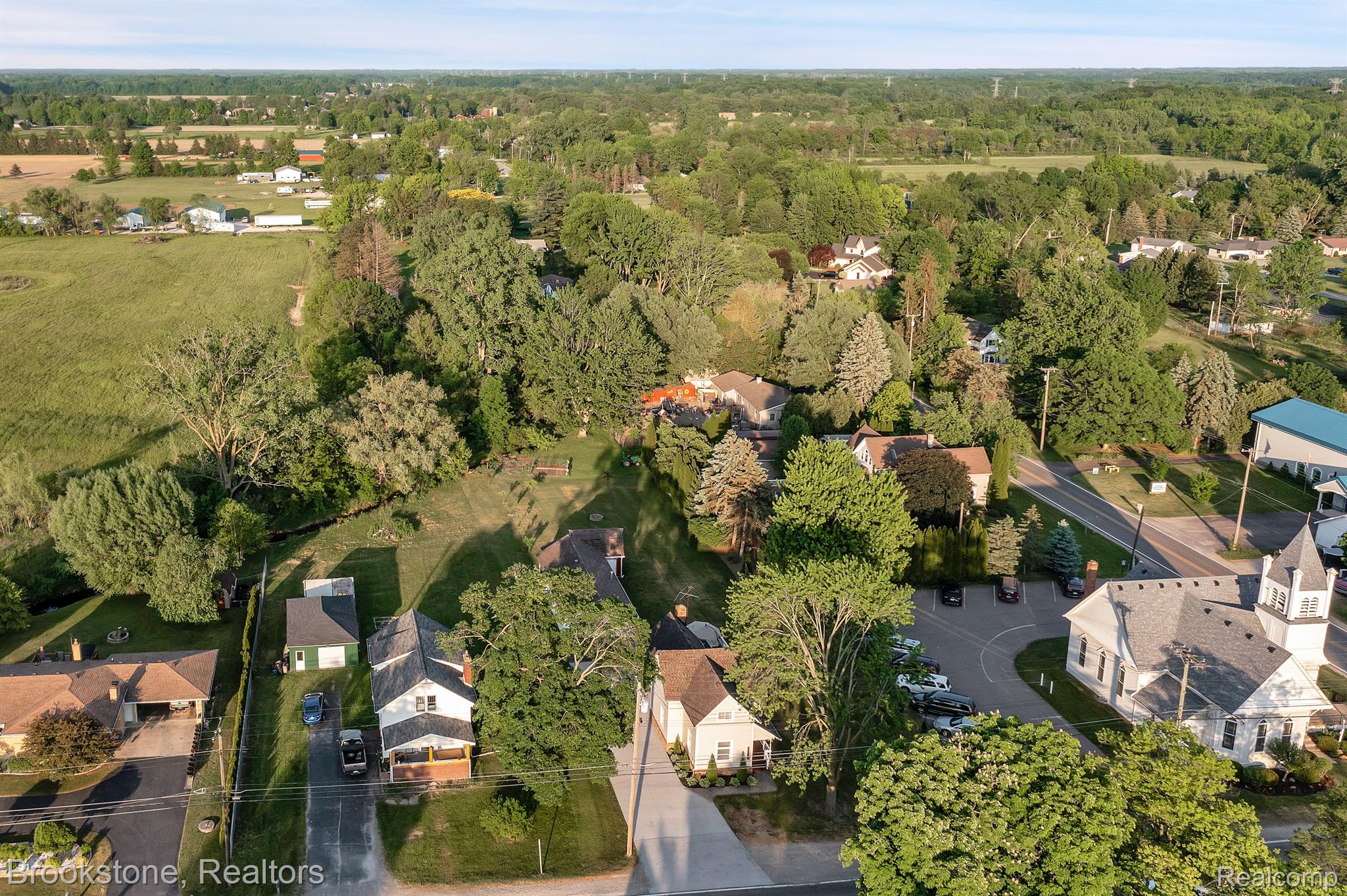 59074 Romeo Plank Road Ray, MI 48096 - Photo 38 of 48 Drone Shot