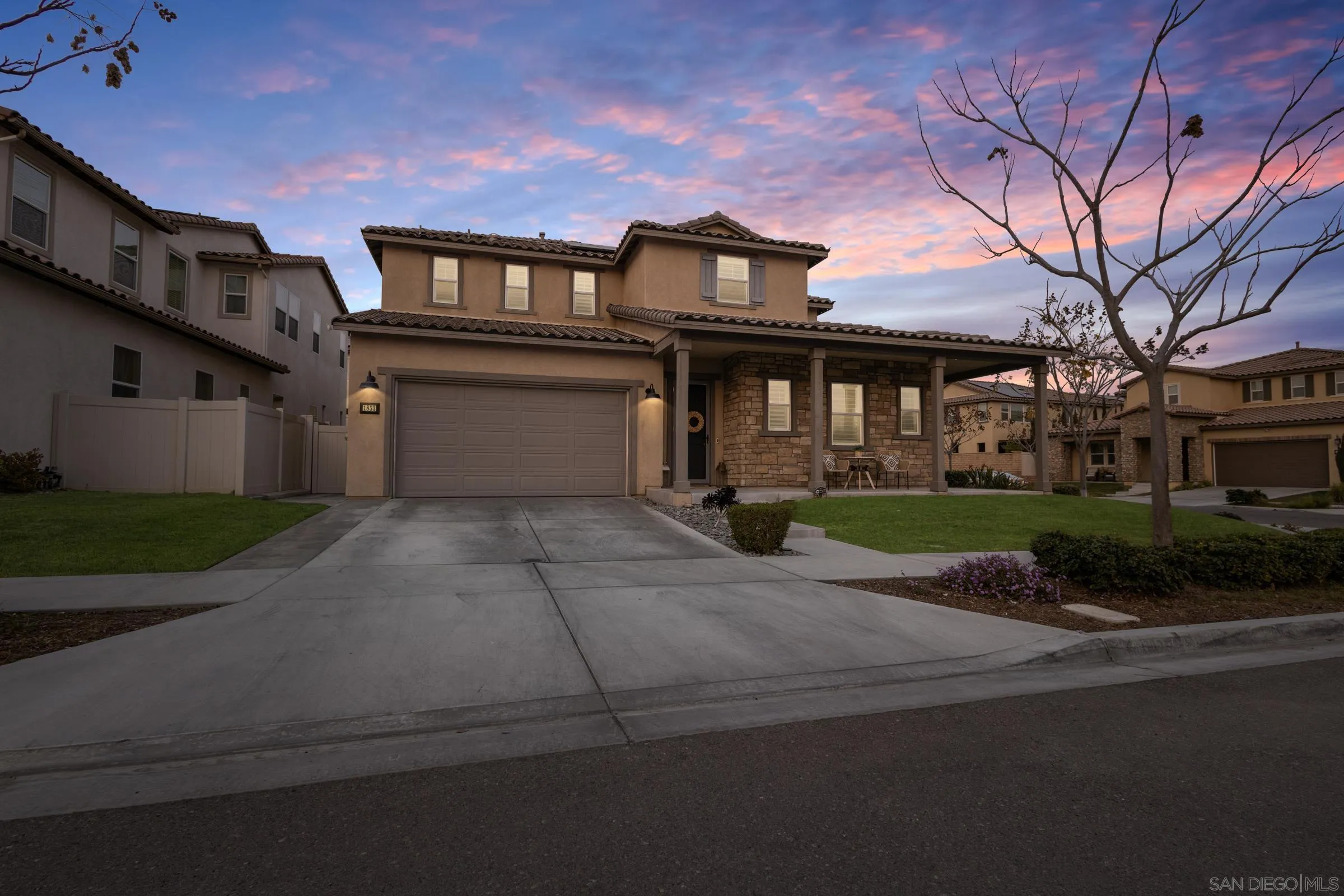 front view of house with a yard