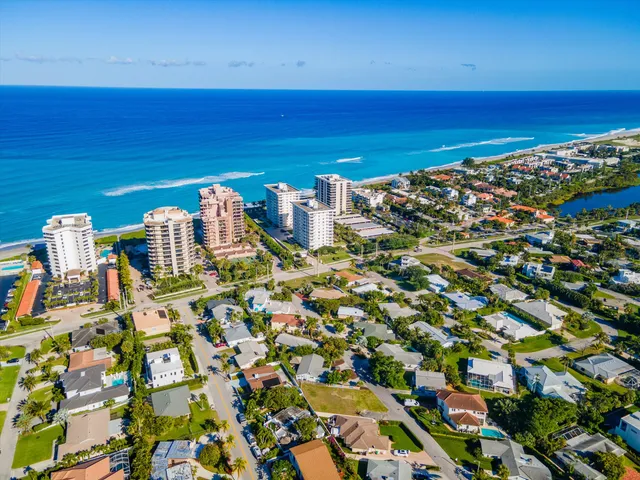 a view of city and ocean