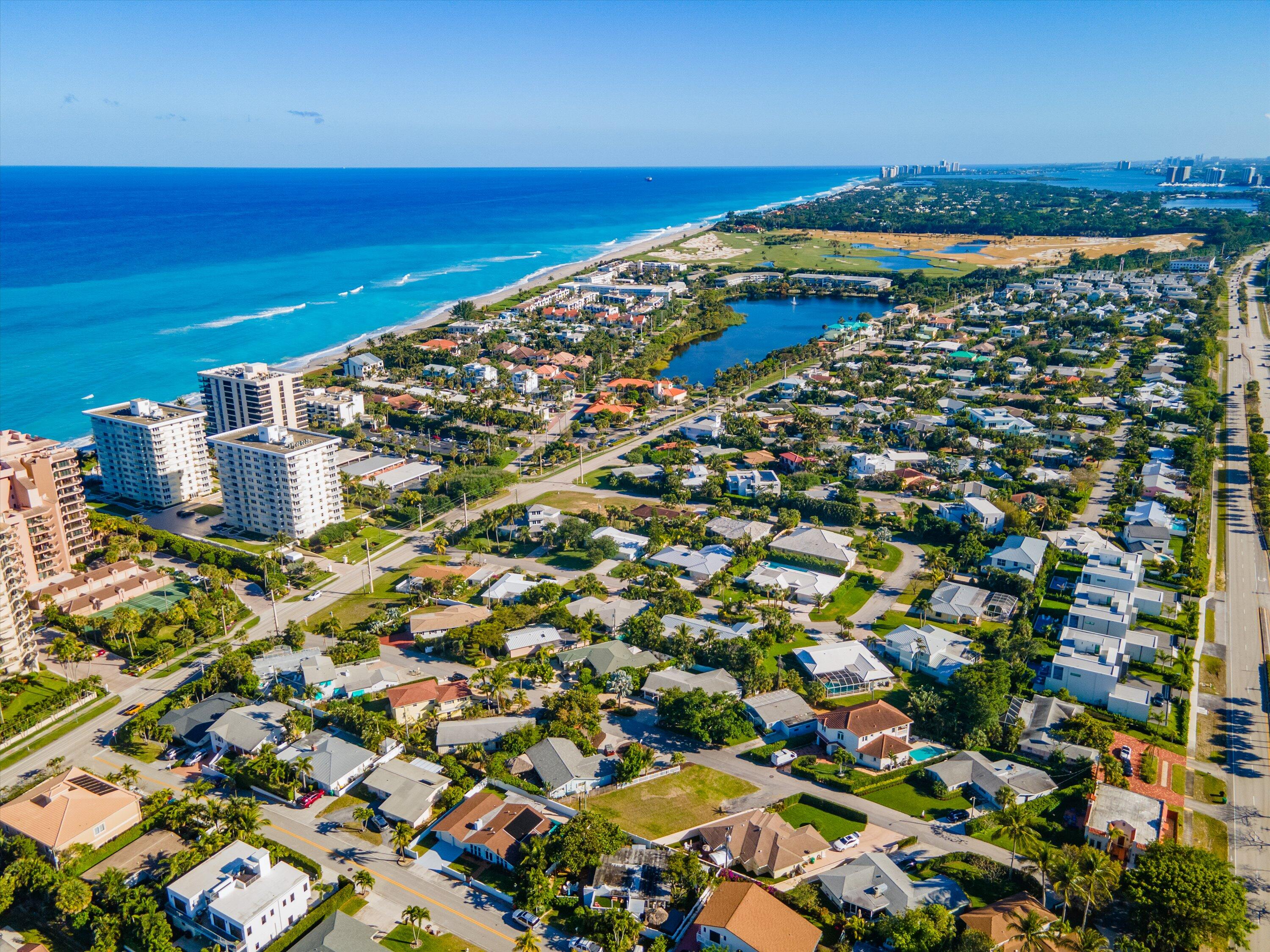 451 Neptune Road Juno Beach, FL 33408 - Photo 12 of 13 a view of city and ocean