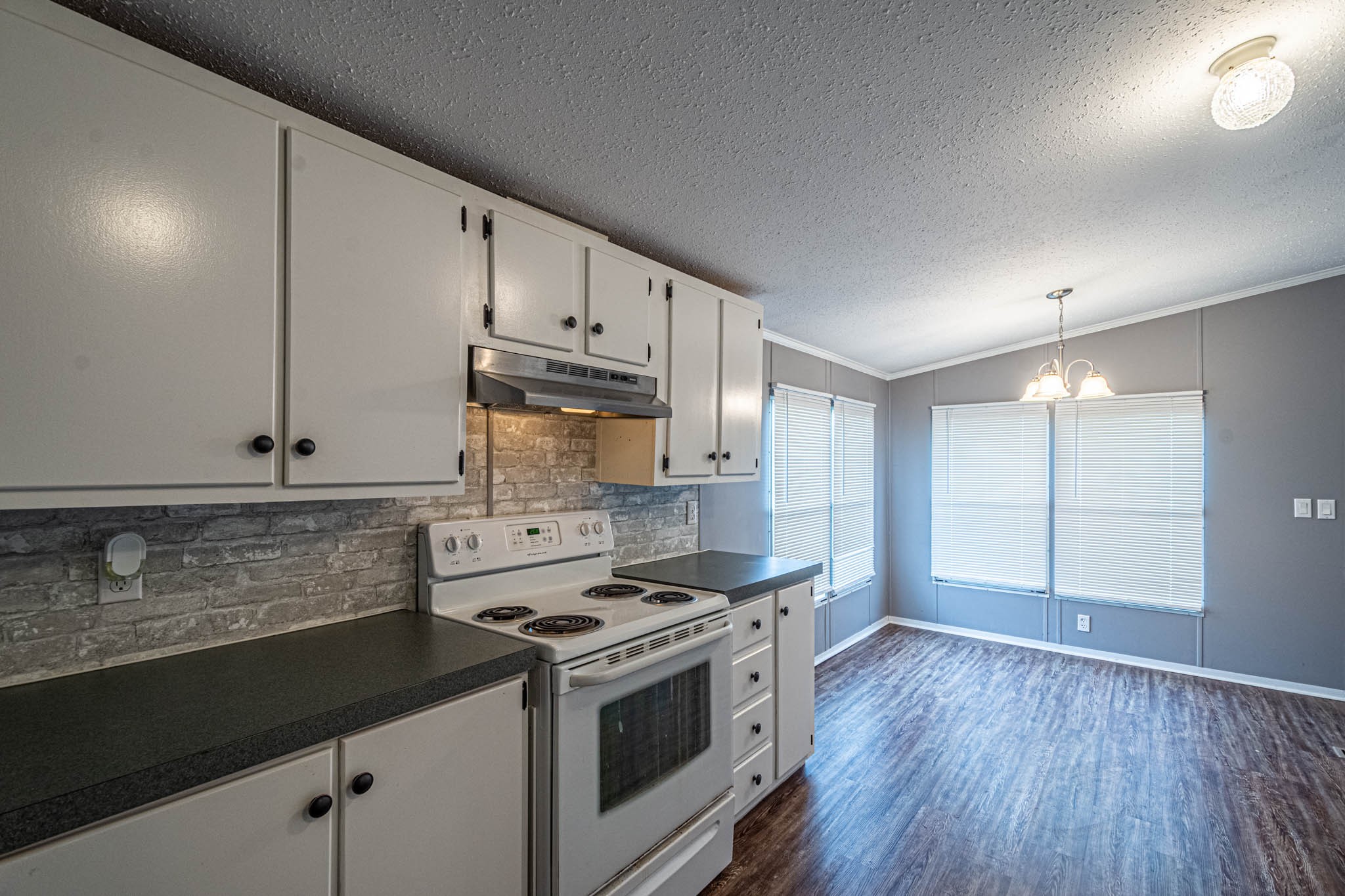 3375 Salem Road Minor Hill, TN 38473 - Photo 11 of 42 a kitchen with granite countertop a stove a sink and a refrigerator