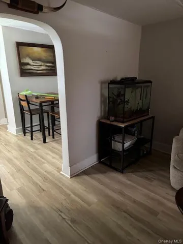 a view of livingroom with furniture and wooden floor