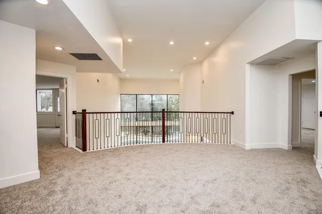 wooden floor and an empty room