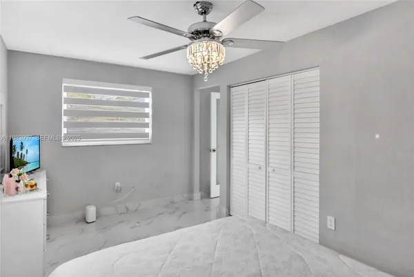 a view of a livingroom with a chandelier
