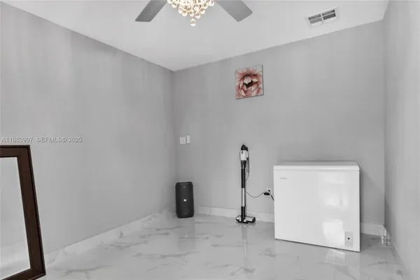 a view of a porch with a yard