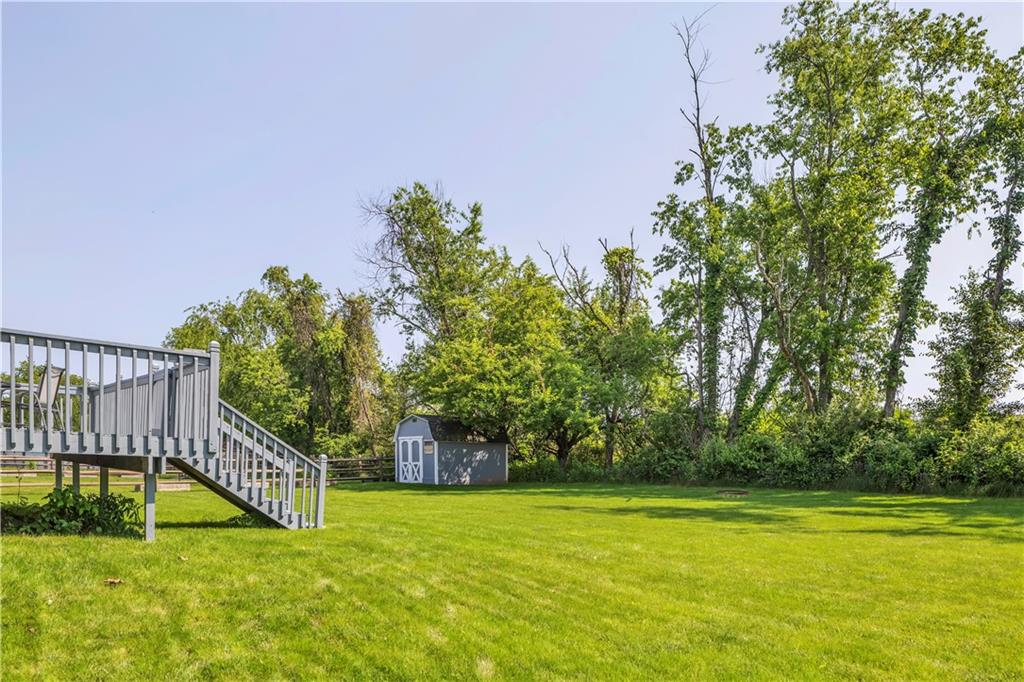 116 Rizzi Drive Irwin, PA 15642 - Photo 4 of 38 Perfectly Level Yard that Backs to Trees and a Farm - No Neighbors Behind You!
