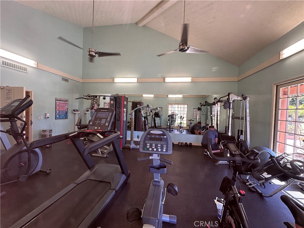 6600 Warner Avenue, Unit 210 Huntington Beach, CA 92647 - Photo 42 of 47 a view of a room with gym equipment