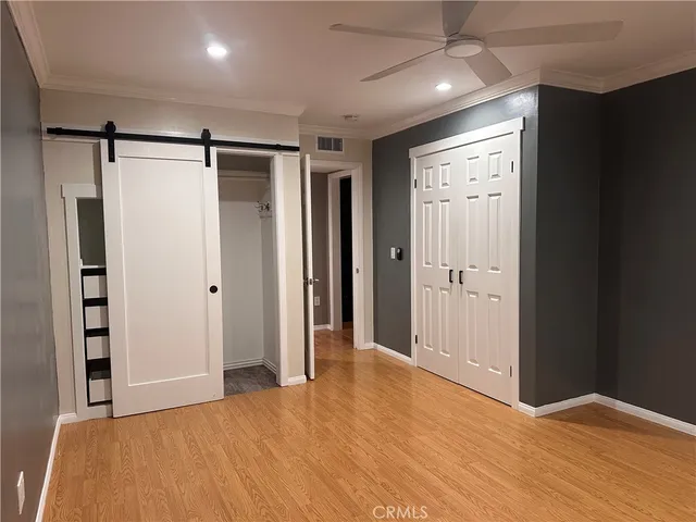 a view of a walk in closet