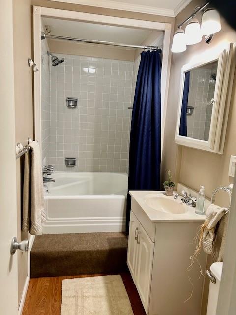5100 Fifth Avenue, Unit 301 Pittsburgh, PA 15232 - Photo 13 of 25 a bathroom with a sink a vanity and a mirror