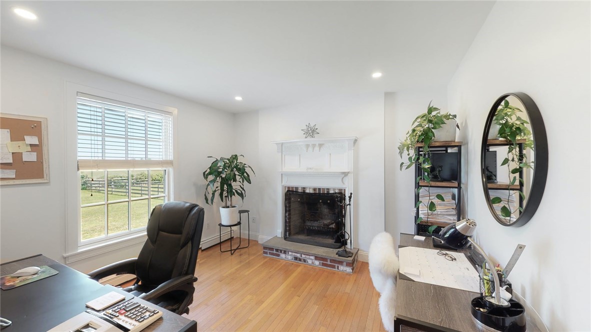 3921 Kingstown Road South Kingstown, RI 02892 - Photo 16 of 42 !st floor office/den with fireplace