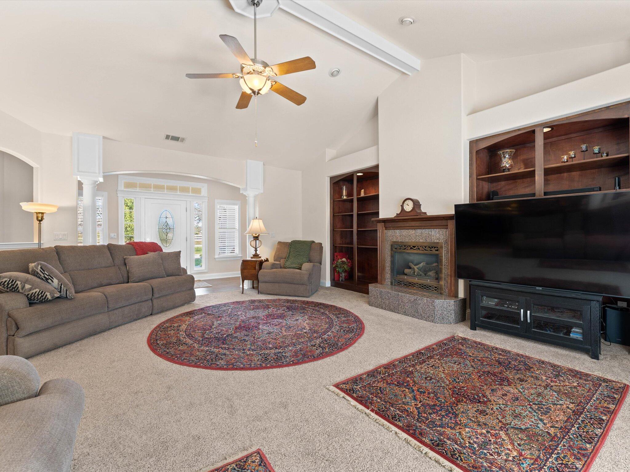 16611 Gas Point Road Cottonwood, CA 96022 - Photo 8 of 79 Fireplace and built in shelves