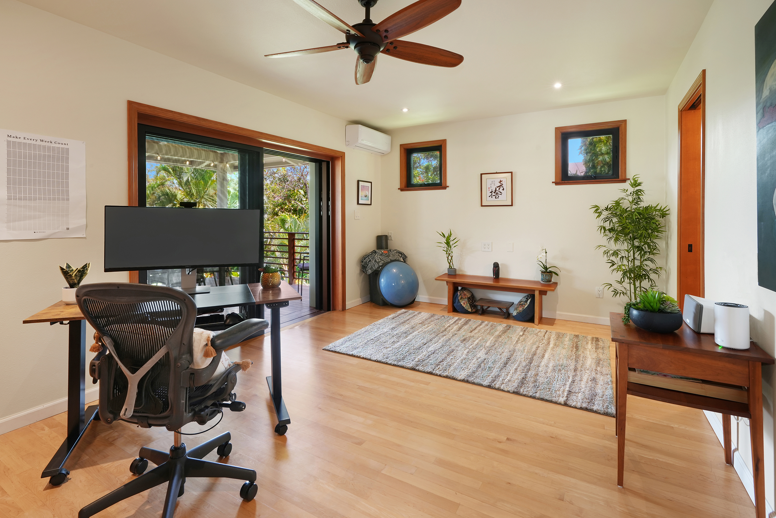 3667 Albert Road Princeville, HI 96722 - Photo 9 of 25 a living room with furniture and a window