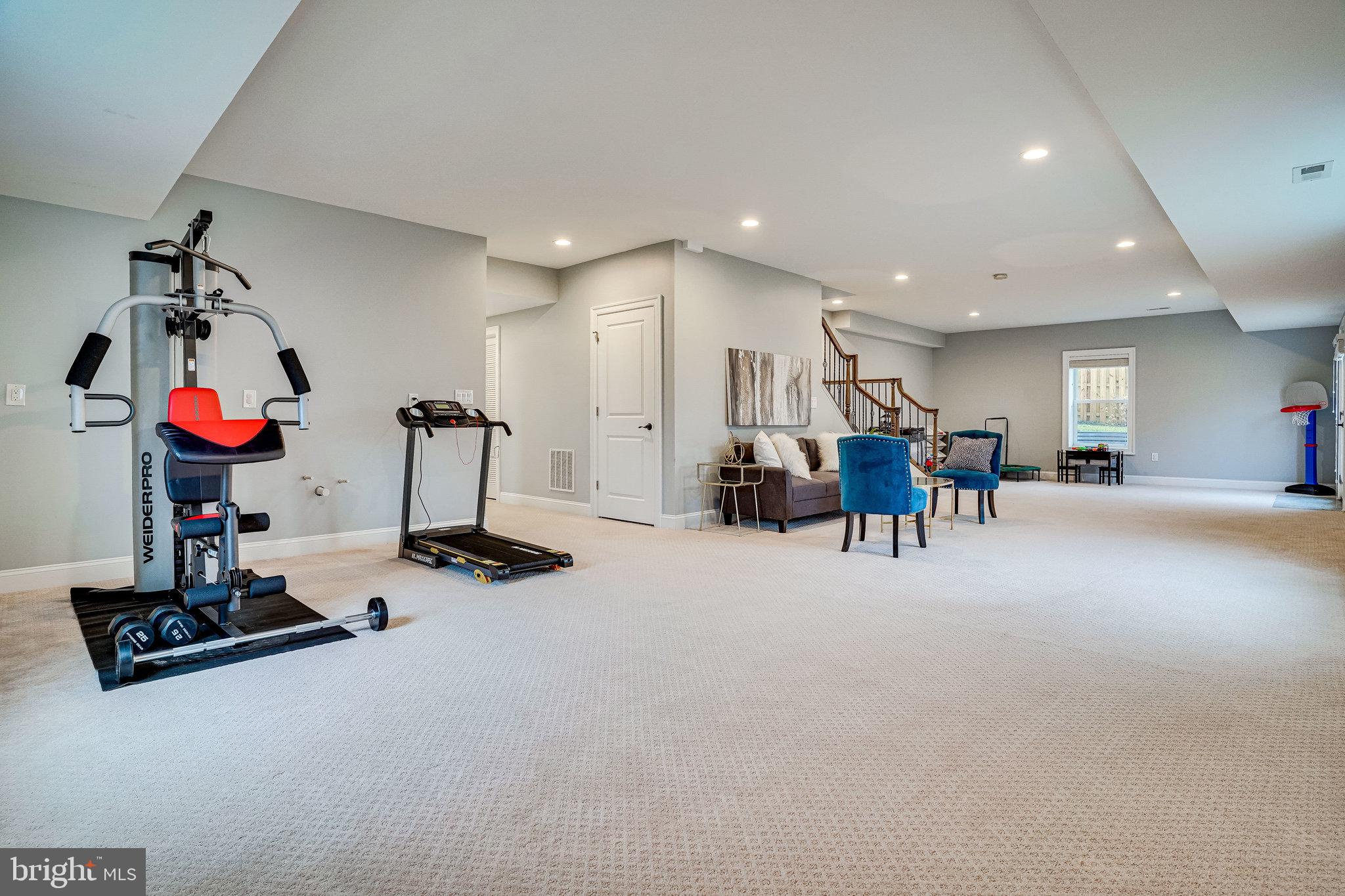 8733 Pohick Road Springfield, VA 22153 - Photo 36 of 40 a view of a room with gym equipment