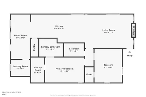 $349,000 | 2606 West 12th Street, Dallas, TX 75211