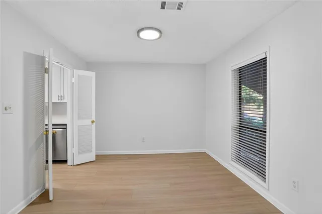 wooden floor in an empty room