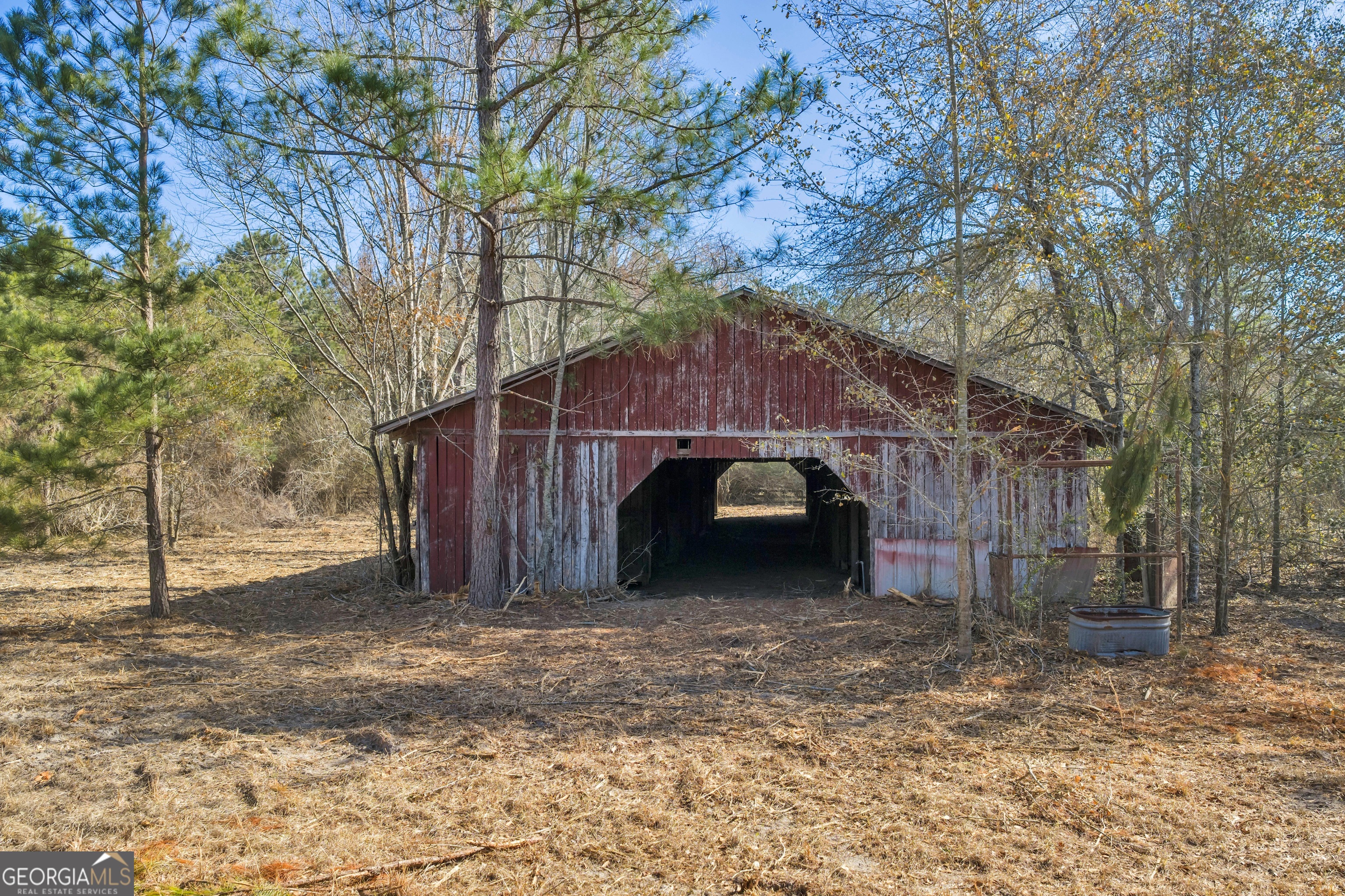 423 Livingston Road Adel, GA 31620 - Photo 4 of 44 a view of a barn with big trees