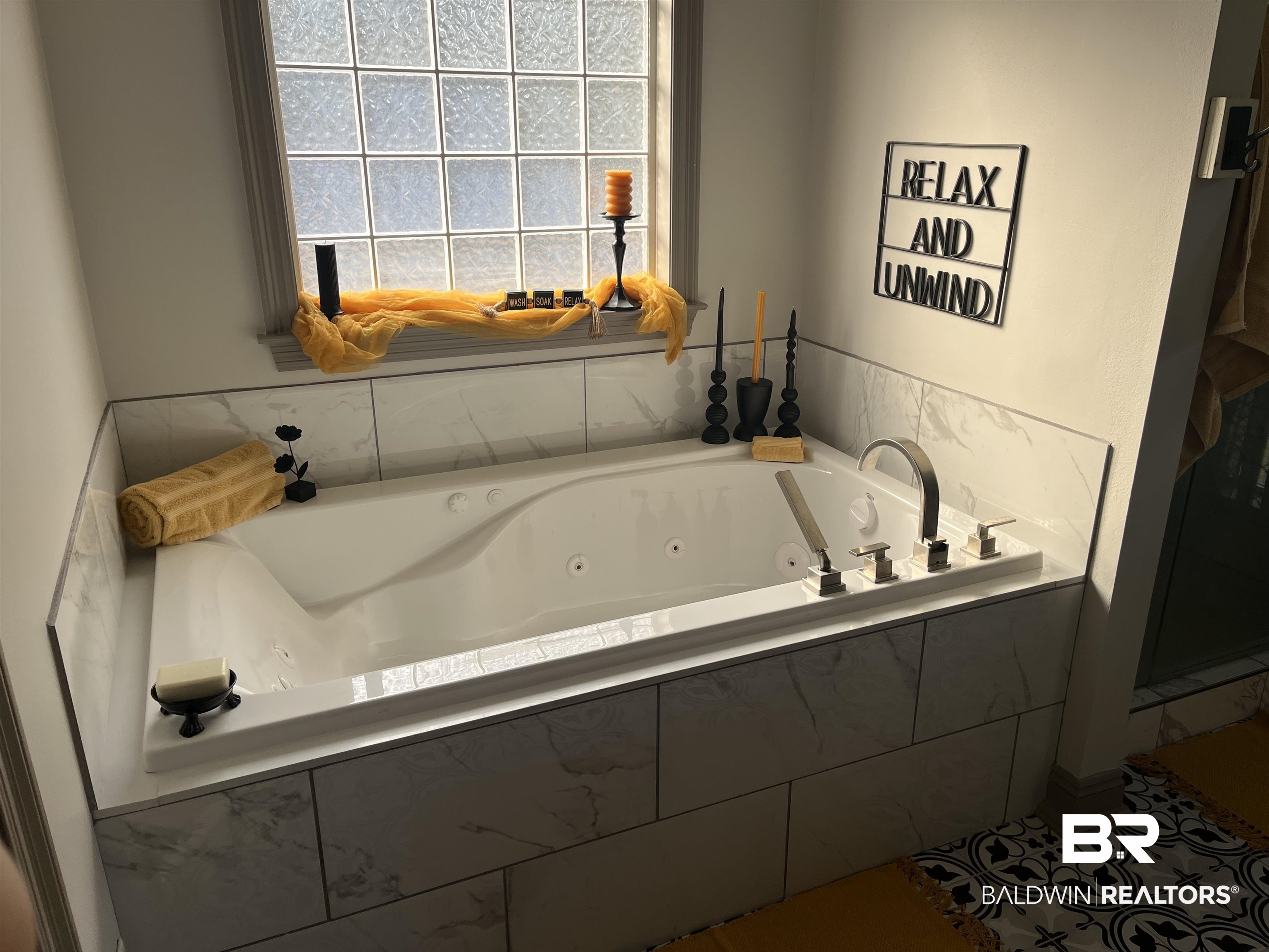 14316 Timber Ridge Drive Loxley, AL 36551 - Photo 15 of 23 Full bathroom featuring a tub with jets and tile patterned floors