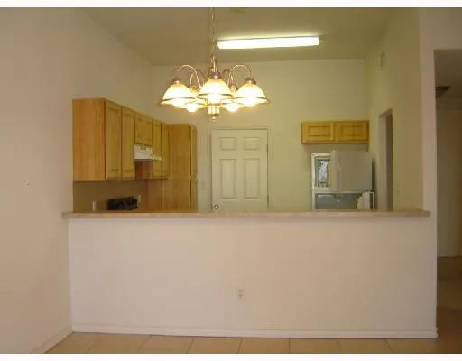 a view of a room with a chandelier