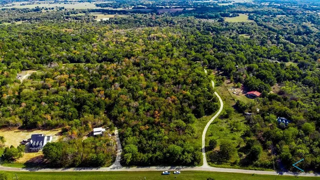 a view of a green yard