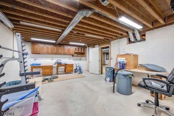 a room with storage and utility