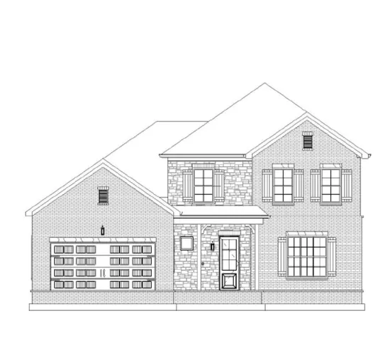 a view of a large white building