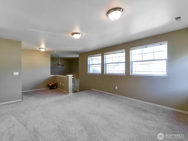 a view of a livingroom with a window