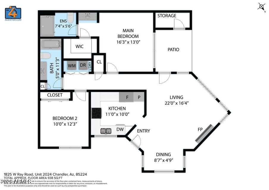 1825 West Ray Road, Unit 2124 Chandler, AZ 85224 - Photo 34 of 36