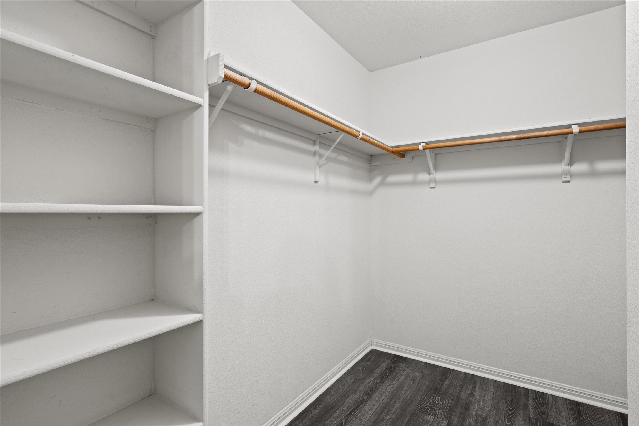 1612 Musket Valley Trail Austin, TX 78754 - Photo 23 of 34 a view of an empty walk in closet