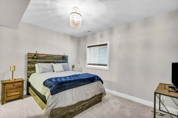 a view of a room with an empty space