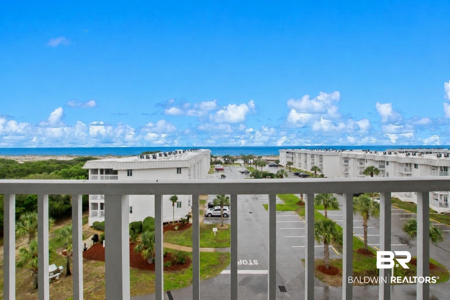 400 Plantation Road, Unit 4501 Gulf Shores, AL 36542 - Photo 15 of 30 Oceanfront balcony with white railing