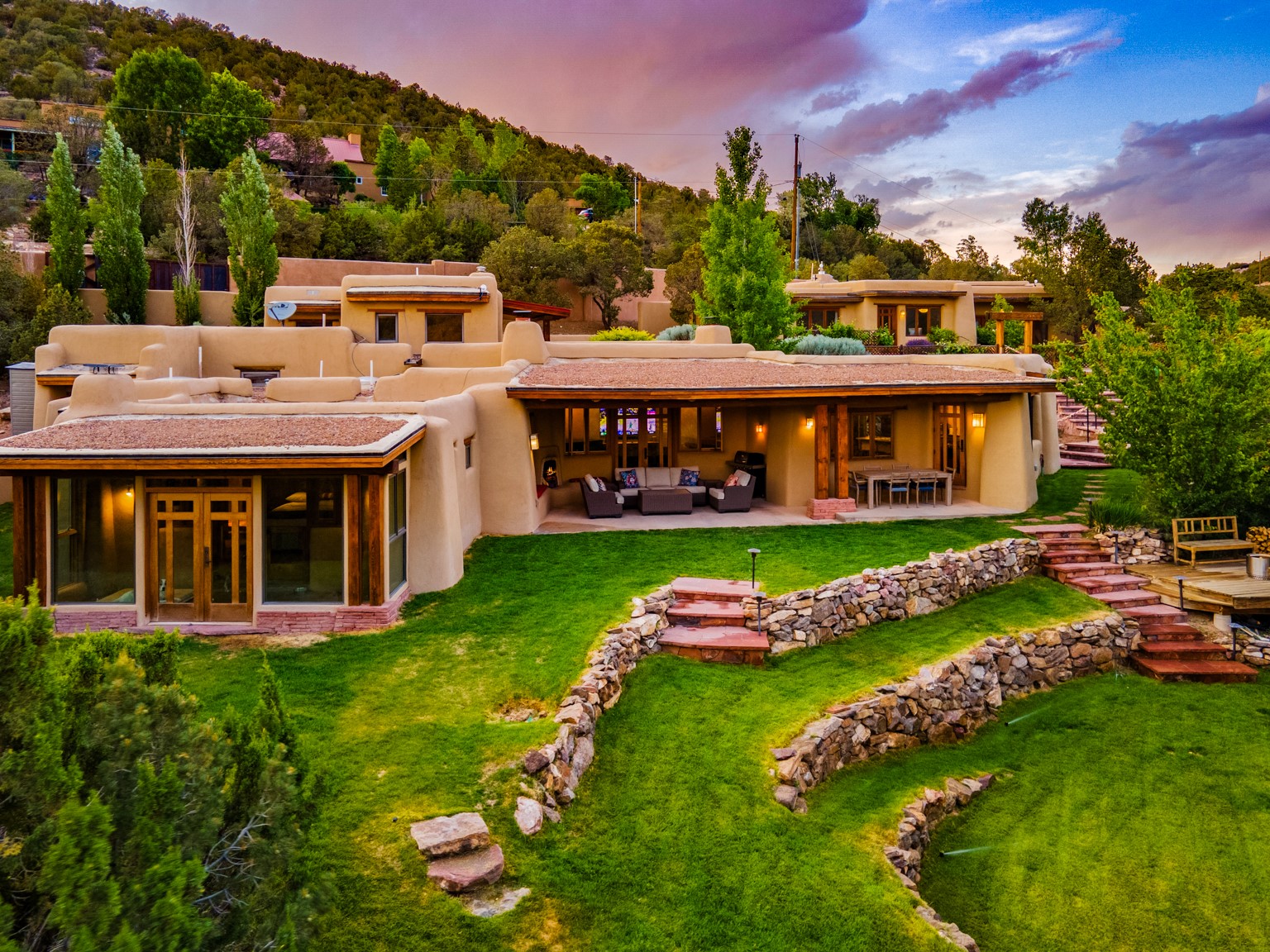 1564 Cerro Gordo Road Santa Fe, NM 87501 - Photo 1 of 53 Lower House, Back Garden