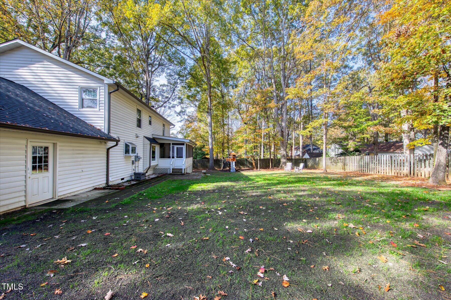 100 Queensferry Road Cary, NC 27511 - Photo 42 of 55 Backyard - Fenced