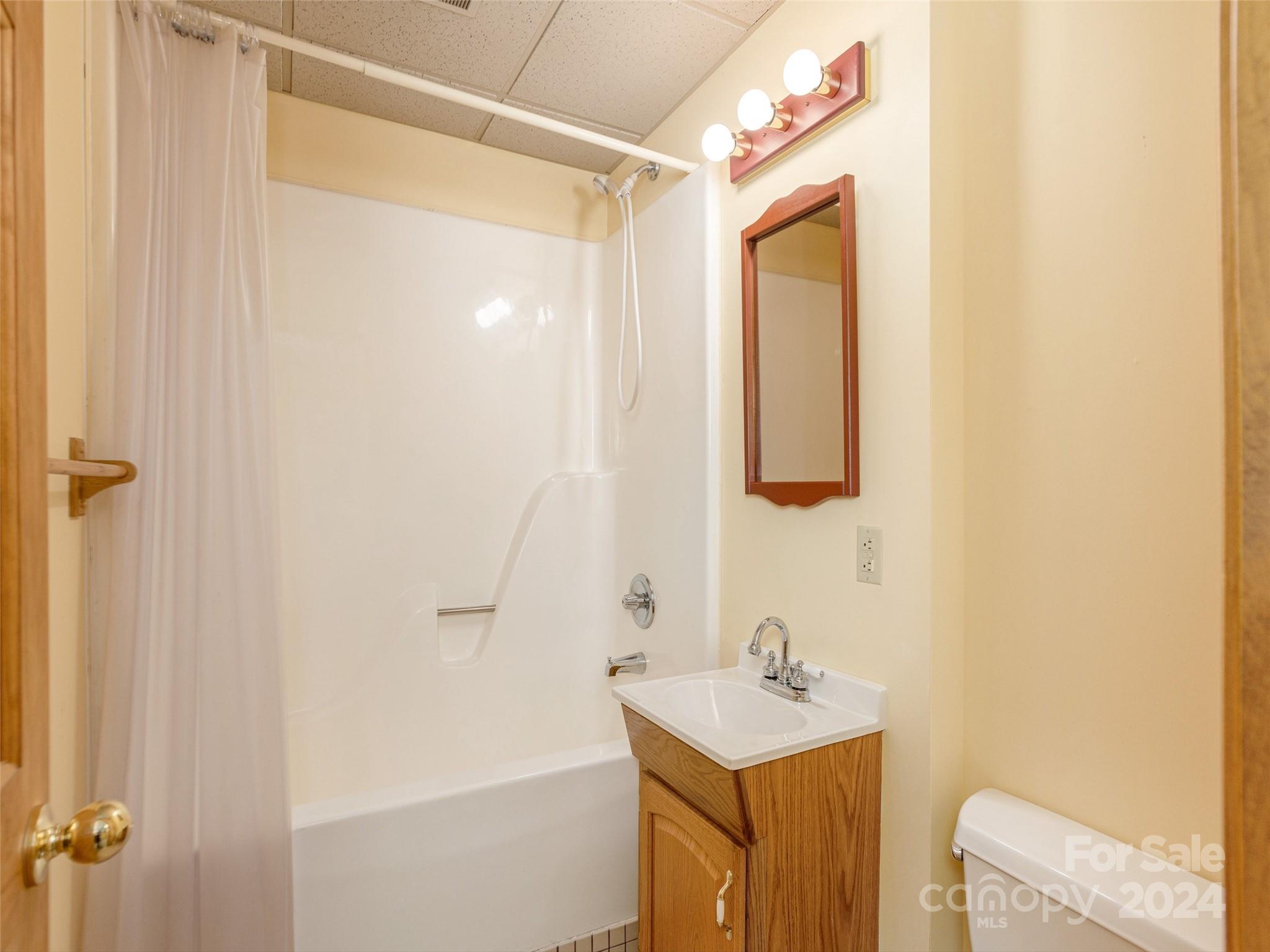 28 Chestnut Ridge Road, Unit 228 Mills River, NC 28759 - Photo 29 of 48 a bathroom with a sink toilet and shower