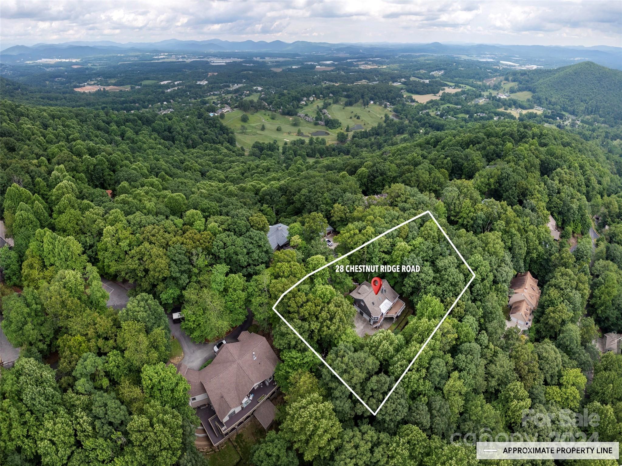 28 Chestnut Ridge Road, Unit 228 Mills River, NC 28759 - Photo 34 of 48 an aerial view of a house with a yard