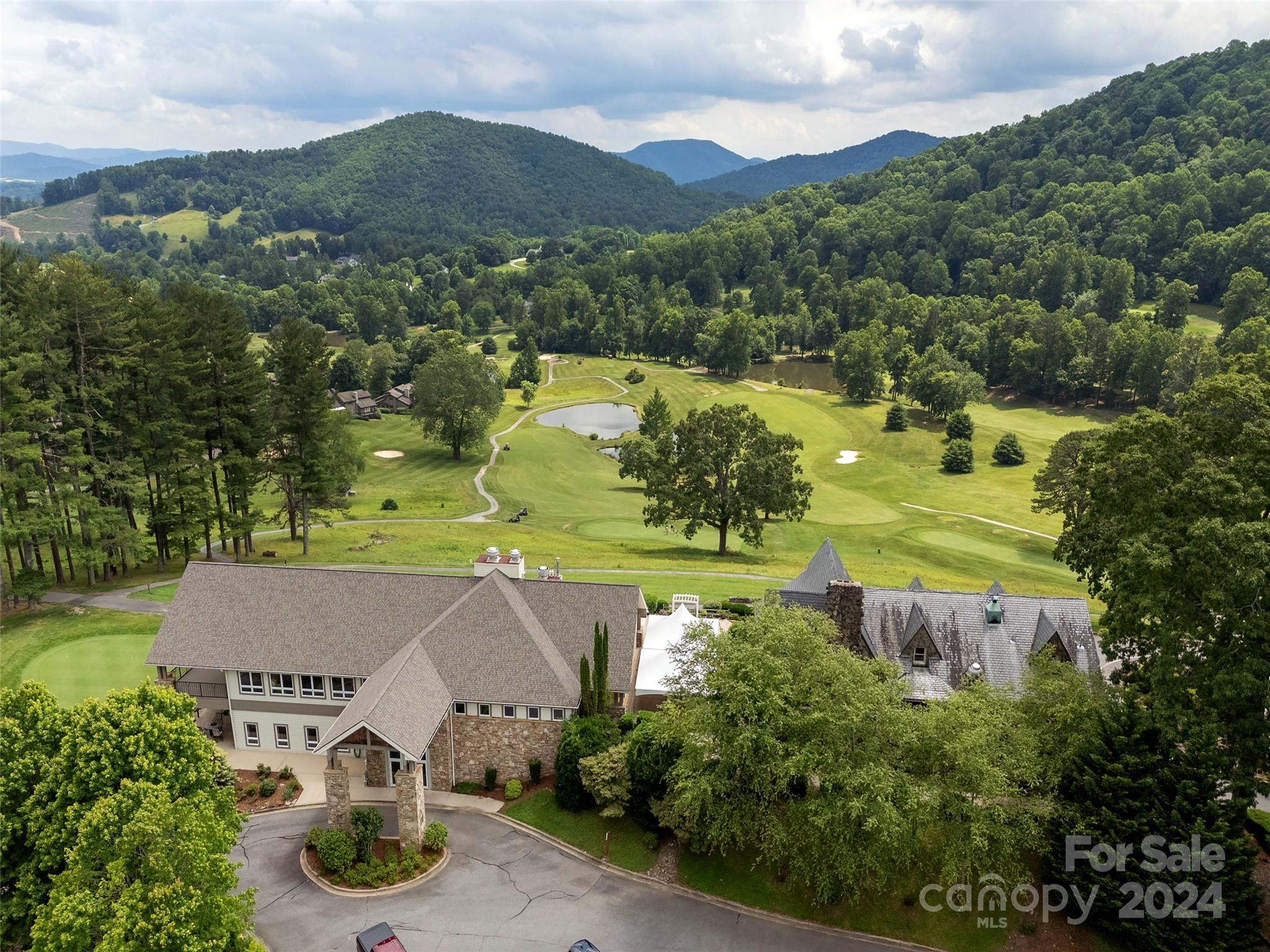 28 Chestnut Ridge Road, Unit 228 Mills River, NC 28759 - Photo 36 of 48 an aerial view of a house with a yard