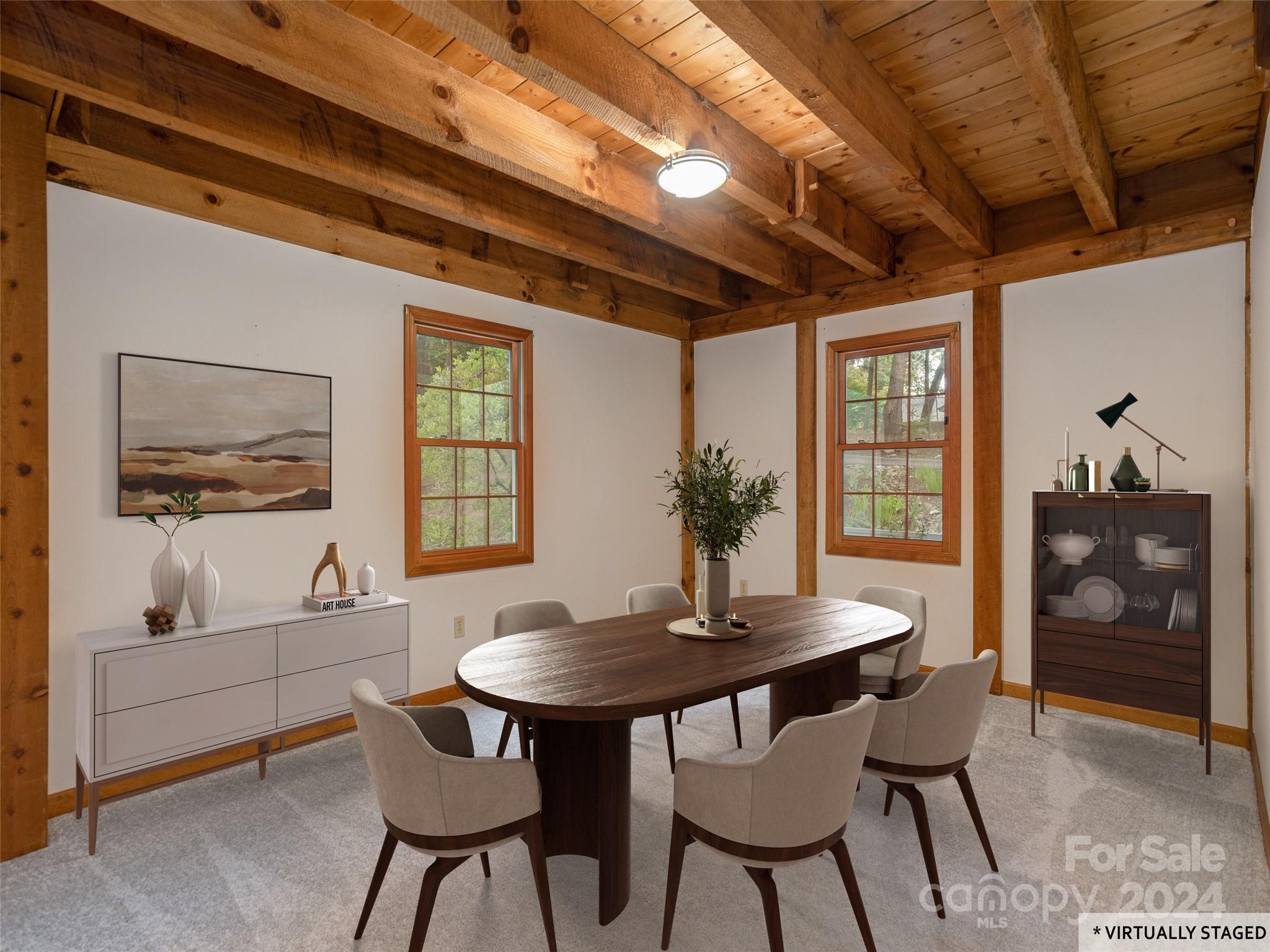 28 Chestnut Ridge Road, Unit 228 Mills River, NC 28759 - Photo 10 of 48 a dining room with furniture and window