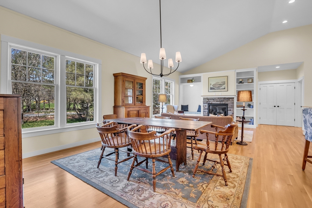 17 Whitney Road Stow, MA 01775 - Photo 18 of 42 a view of a dining room with furniture window and wooden floor