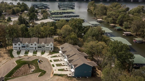 1144 Lock 4 Road, Unit H1 Gallatin, TN 37066 - Photo 22 of 24 an aerial view of a house with a yard basket ball court and outdoor seating