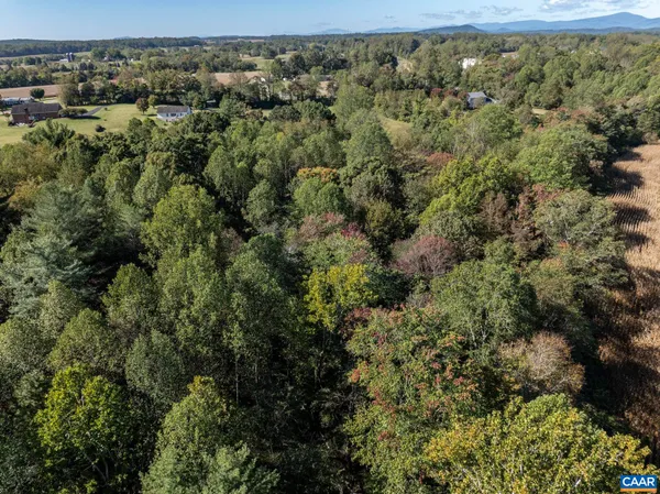a view of a lake with a mountain in the background