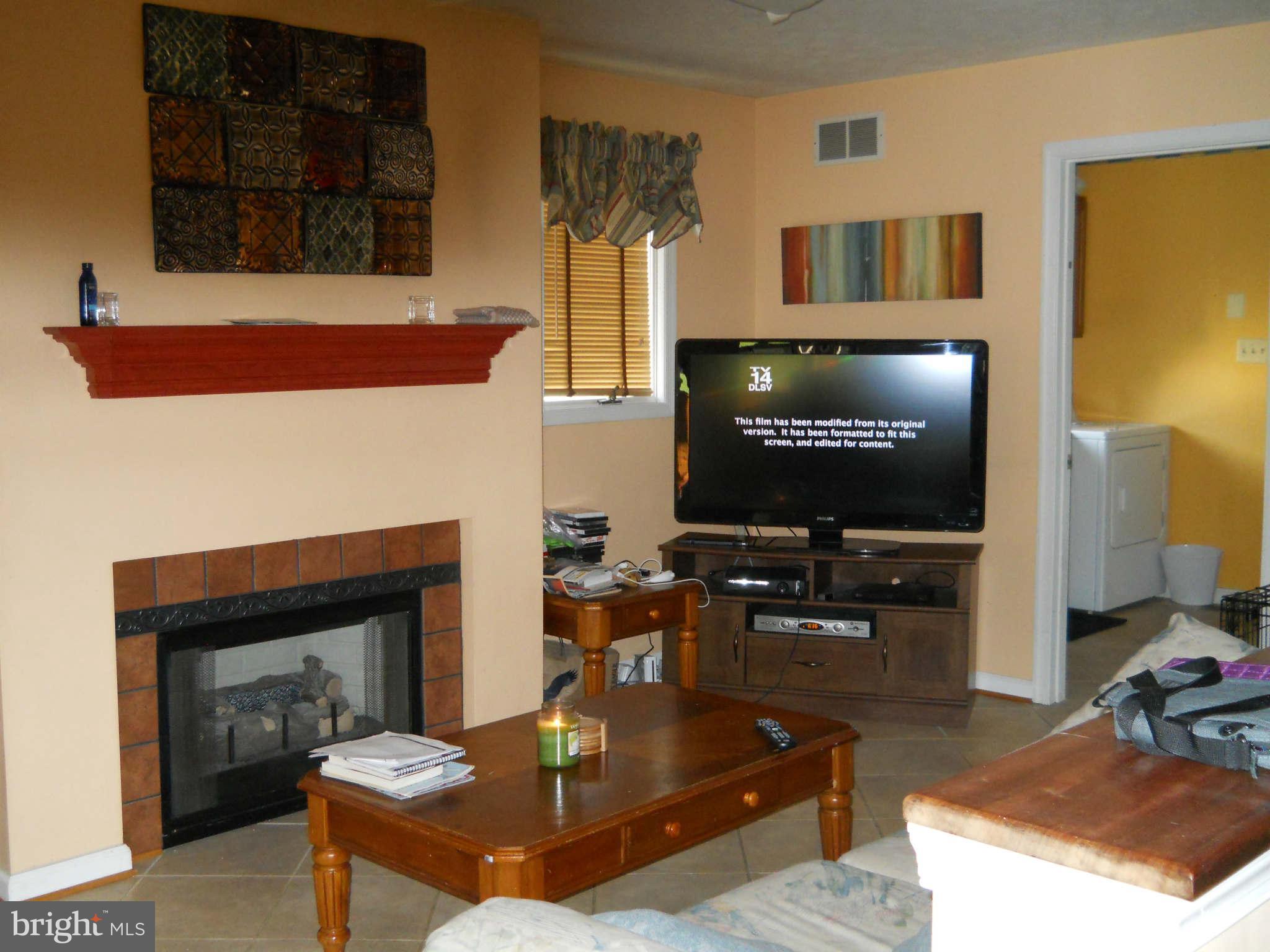 227 Hitching Post Drive Rising Sun, MD 21911 - Photo 8 of 26 a living room with fireplace furniture and a potted plant