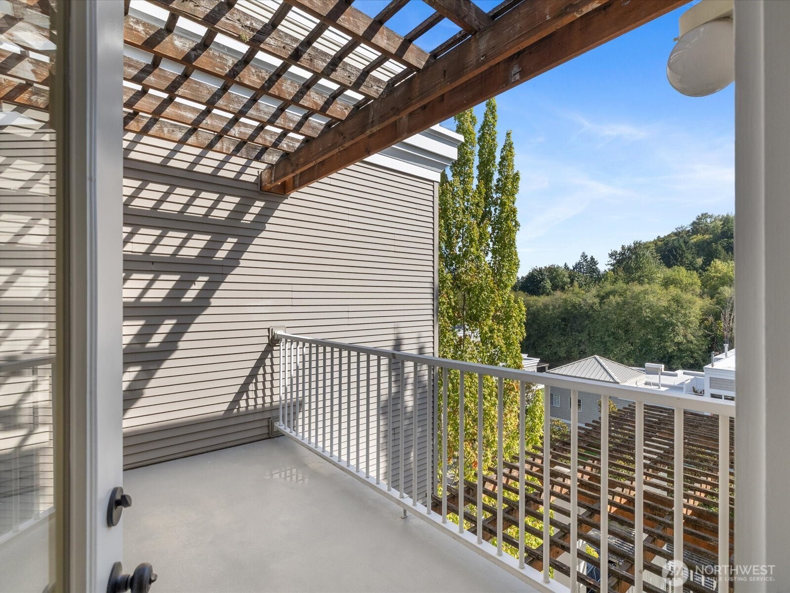 17426 Bothell Way Northeast, Unit A407 Bothell, WA 98011 - Photo 24 of 36 a view of a balcony with chairs