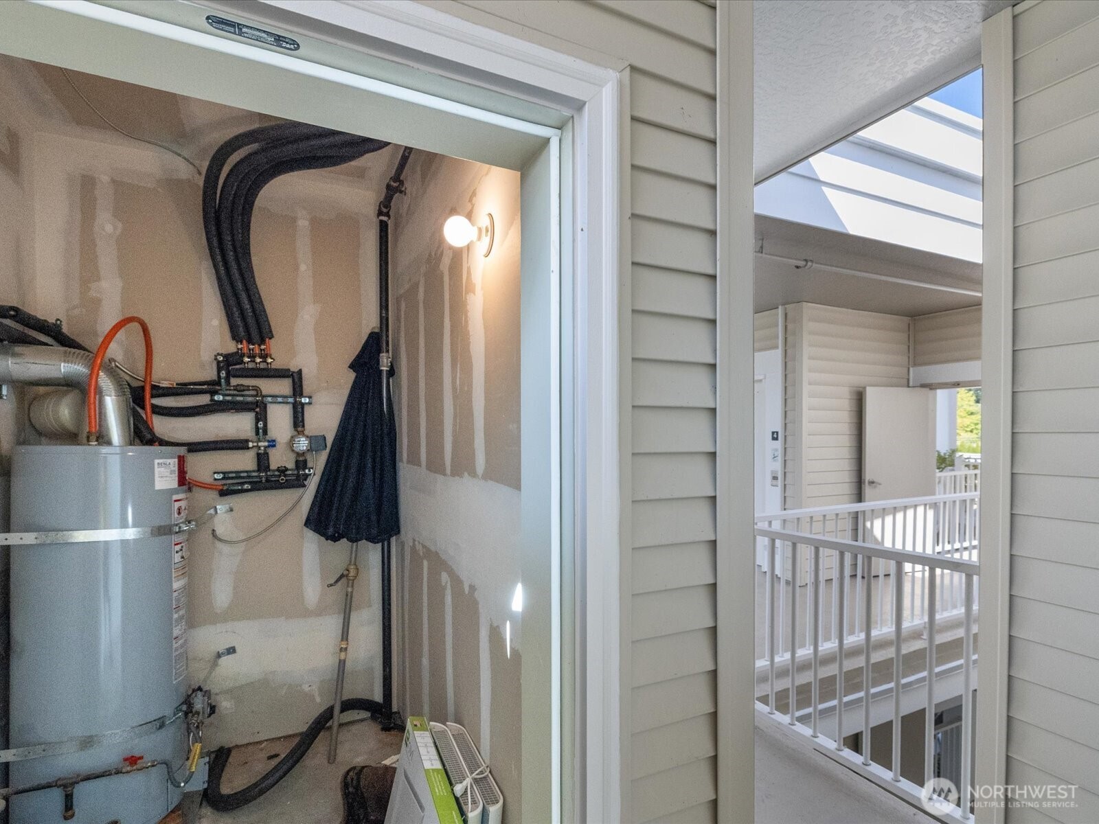 17426 Bothell Way Northeast, Unit A407 Bothell, WA 98011 - Photo 26 of 36 a close view of water heater room